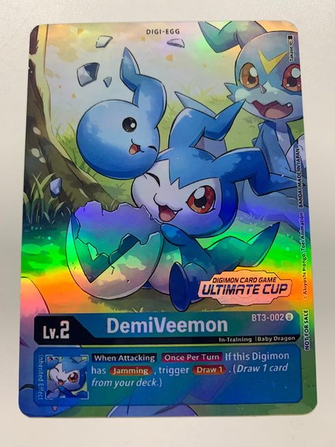 DemiVeemon BT3-002 (Alternate Art) | FULL HOLO | Orica PROXY