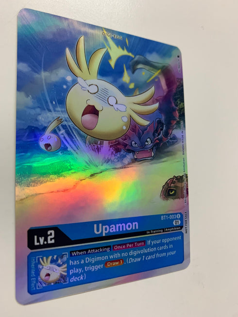 Upamon BT1-003 (Alternate Art) | FULL HOLO | Orica PROXY