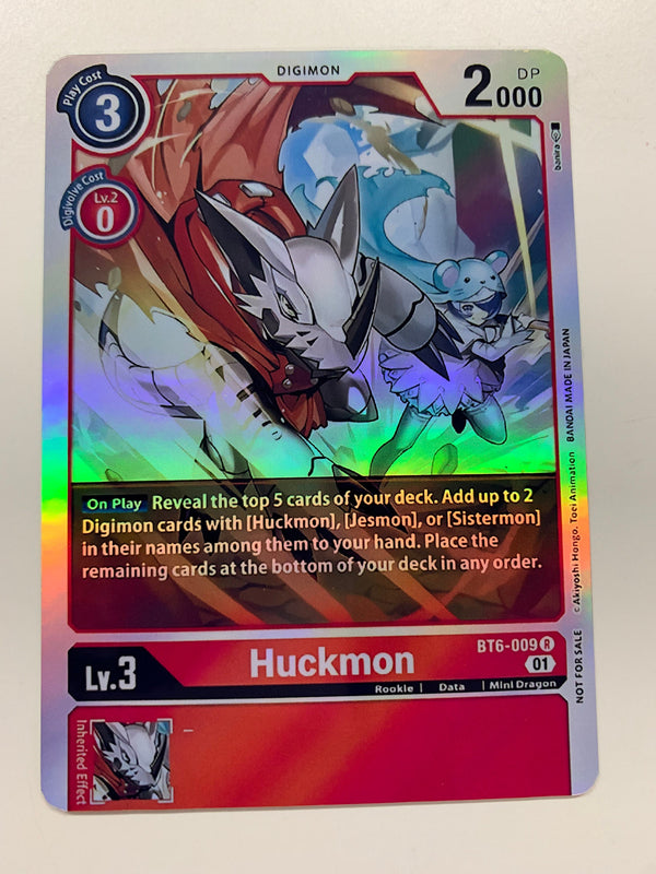 Huckmon BT6-009 (Alternate Art) | FULL HOLO | Orica PROXY