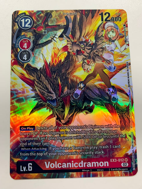 Volcanicdramon EX3-012 (Alternate Art) | FULL HOLO | Orica PROXY