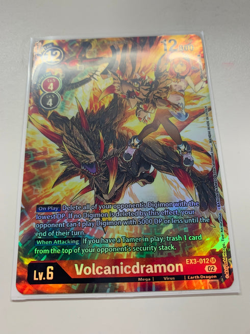 Volcanicdramon EX3-012 (Alternate Art) | FULL HOLO | Orica PROXY
