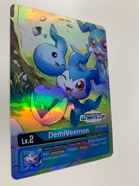 DemiVeemon BT3-002 (Alternate Art) | FULL HOLO | Orica PROXY