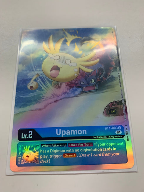 Upamon BT1-003 (Alternate Art) | FULL HOLO | Orica PROXY