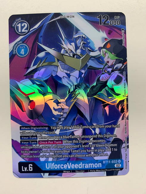 UlforceVeedramon BT11-032 (Alternate Art) | FULL HOLO | Orica PROXY